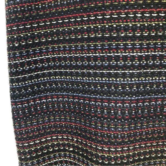 Zara Trafauc Black Colorful Chunky Tweed Fringe Mini Dress - Picture 14 of 14